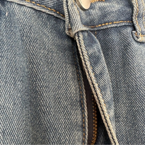 Realtakai Jeans Medium Wash Wide leg denim streetwear fashion edgy style - Picture 10 of 14